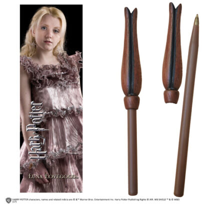 Luna Lovegood toverstok pen en boekenlegger