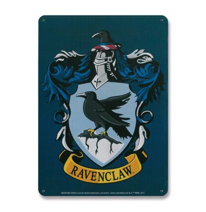 Harry Potter Bordje voor aan de Muur Ravenclaw 15 x 21 cm