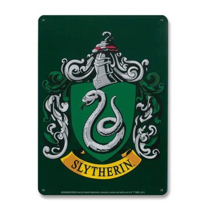Harry Potter Bordje voor aan de Muur Slytherin 15 x 21 cm