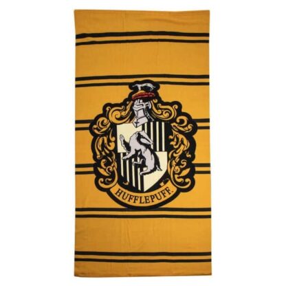 Harry Potter Handdoek Hufflepuff Met Strepen 180 x 90 cm