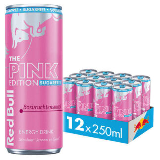 Red Bull Sugar Free Energy Drink - Pink edition
