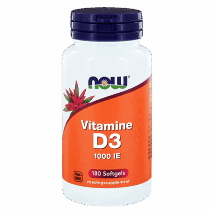 Vitamine D3 (1000 Iu) | Now Foods | 180ct