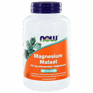 Magnesium Malaat | Now Foods | 180ct