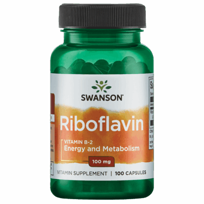Vitamine B-2 100mg | Swanson | 100ct - Afbeelding 2