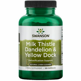 Milk Thistle, Dandelion, Yellow Dock | Swanson | 120ct