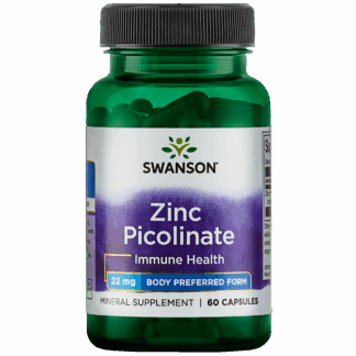Zinc Picolinate Body Preferred Form 22mg | Swanson | 60ct
