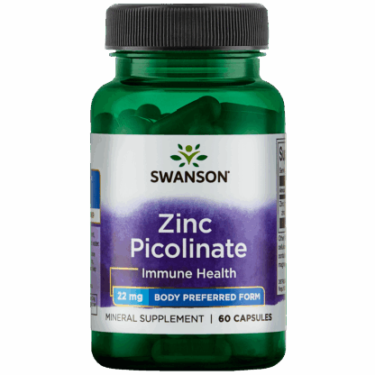 Zinc Picolinate Body Preferred Form 22mg | Swanson | 60ct