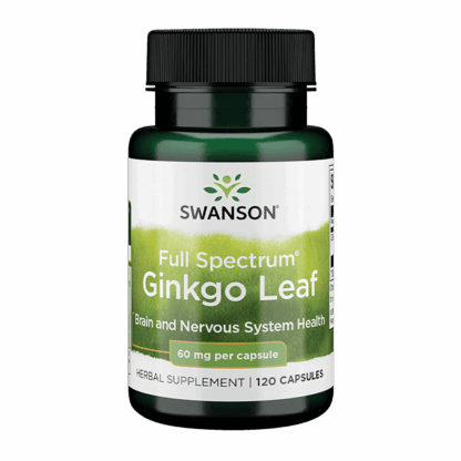 Full Spectrum Ginkgo Leaf 60mg | Swanson | 120ct