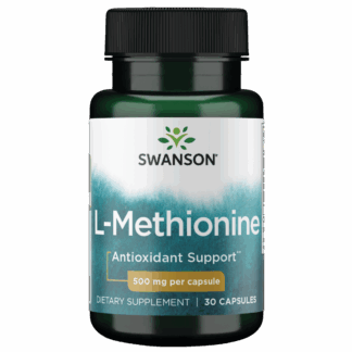 100% Pure L-methionine 500mg | Swanson | 30ct
