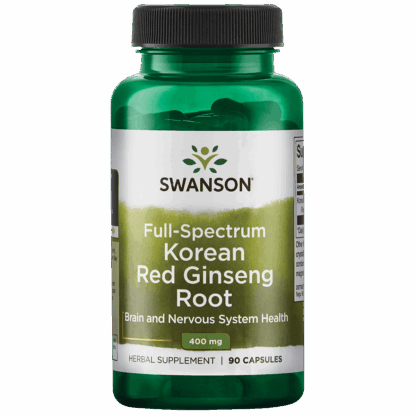 Full Spectrum Korean Red Ginseng 400mg | Swanson | 90ct