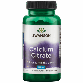 Calcium Citrate 200mg | Swanson | 60ct