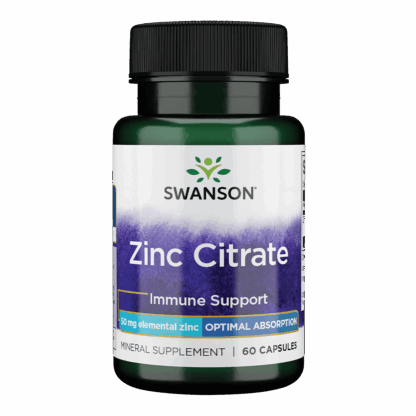 Zinc Citrate (50mg Elemental) | Swanson | 60ct - Afbeelding 2