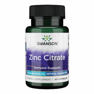 Zinc Citrate (50mg Elemental) | Swanson | 60ct