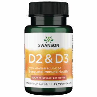 Vitamin D Complex With Vitamins D-2 & D-3 | Swanson | 60ct