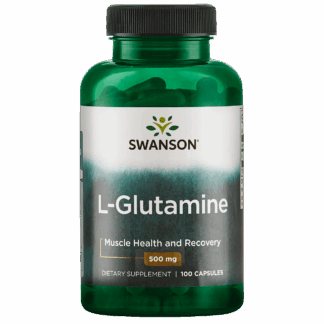 L-Glutamine capsules 500mg | Swanson | 100ct