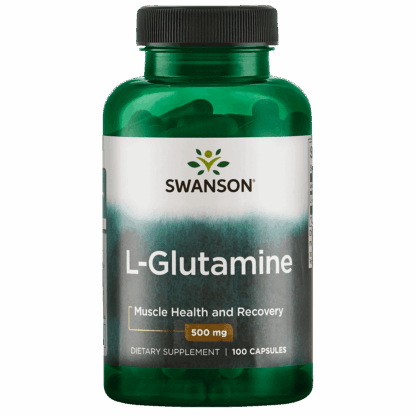 L-Glutamine capsules 500mg | Swanson | 100ct