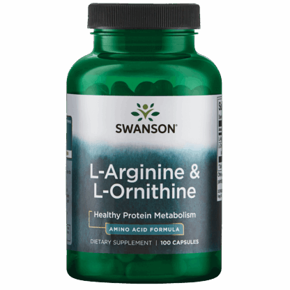 L-arginine & L-ornithine | Swanson | 100ct