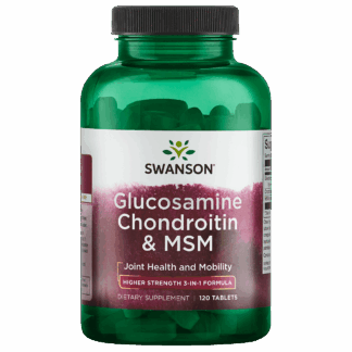 Glucosamine, Chondroitine & Msm 500/400/200 | Swanson | 120ct