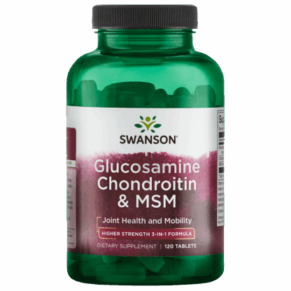 Glucosamine, Chondroitine & Msm 500/400/200 | Swanson | 120ct