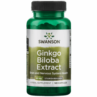 Ginkgo Biloba Extract 60mg | Swanson | 120ct