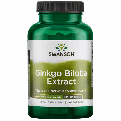 Ginkgo Biloba Extract 60mg | Swanson | 240ct