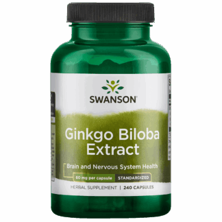Ginkgo Biloba Extract 60mg | Swanson | 240ct
