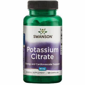 Ultra Potassium Citrate 99mg | Swanson | 120ct