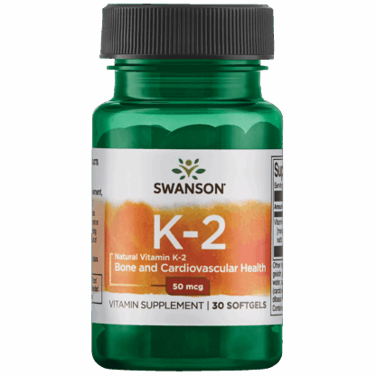 Ultra Natural Vitamine K2 (Menaquinone-7 from Natto) 50mcg | Swanson | 30ct - Afbeelding 2