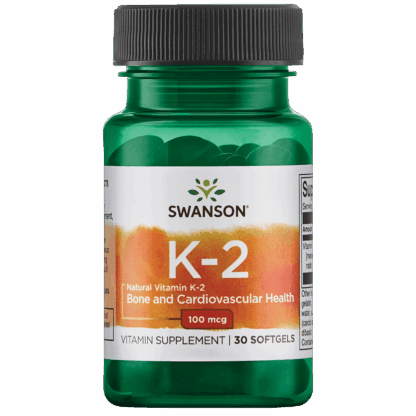 Ultra High Potency Natural Vitamin K2 | Swanson | 30ct - Afbeelding 2