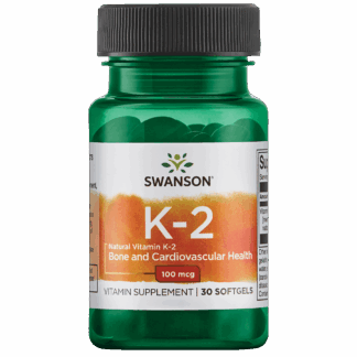 Ultra High Potency Natural Vitamin K2 | Swanson | 30ct