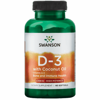 Ultra Vitamine D-3 2000iu W/coconut Oil | Swanson | 60ct