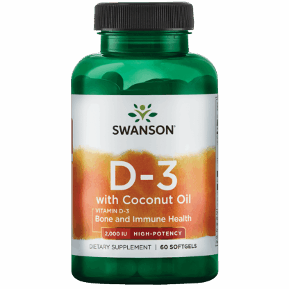 Ultra Vitamine D-3 2000iu W/coconut Oil | Swanson | 60ct