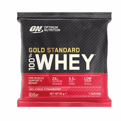 Gold Standard 100% Whey Sachets | Optimum Nutrition | Strawberry