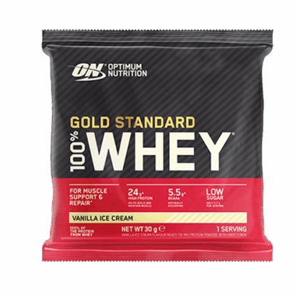 Gold Standard 100% Whey Sachets | Optimum Nutrition | Vanilla Ice Cream