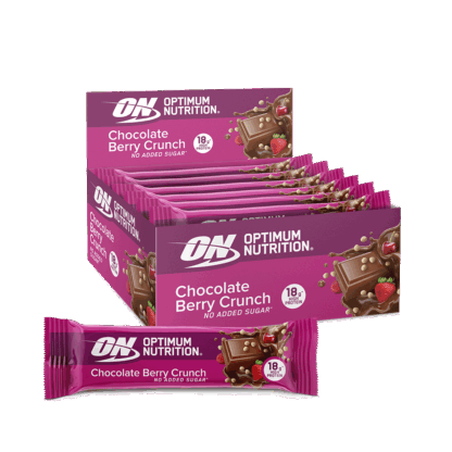 CHOCOLATE BERRY CRUNCH PROTEIN BAR | Optimum Nutrition | 660 x g ℮ - g