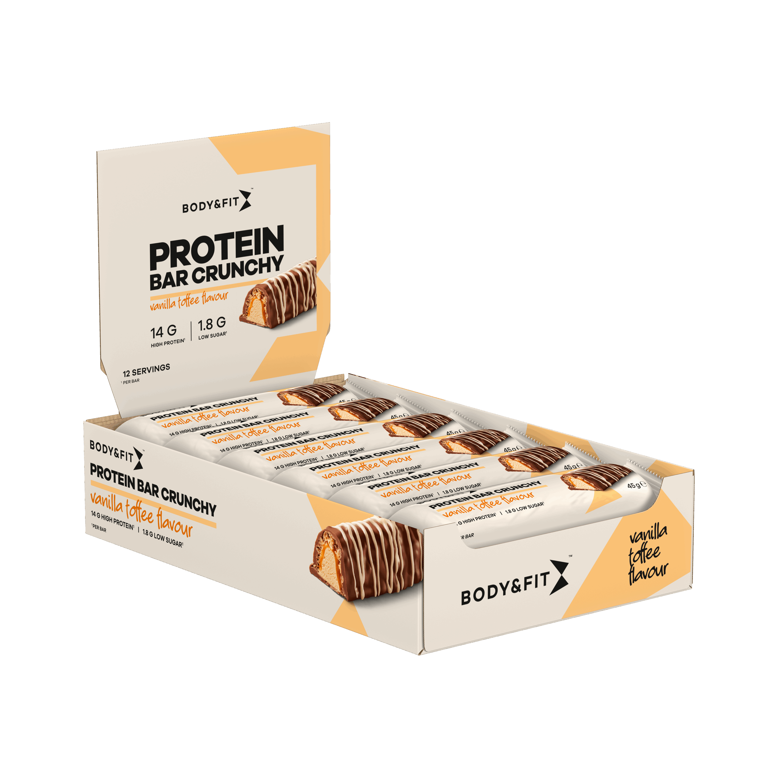 Protein Bar Crunchy | Body & Fit | Mix Box* - Afbeelding 2