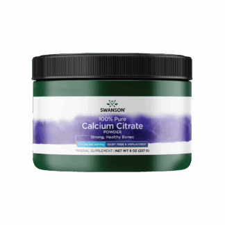 100% Pure And Dairy-free Calcium Citrate Powder | Swanson | 227 G