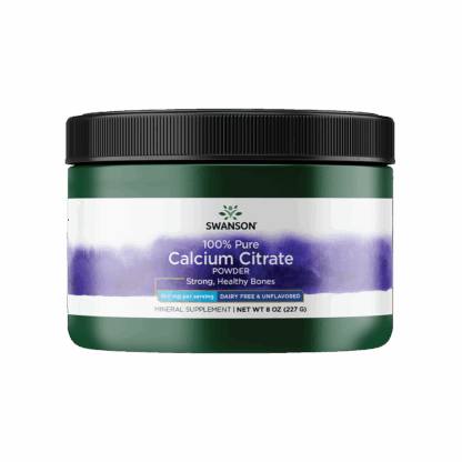 100% Pure And Dairy-free Calcium Citrate Powder | Swanson | 227 G