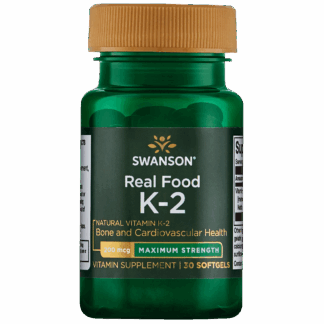 Ultra Maximum Strength Natural Vitamin K2 200mcg | Swanson | 30ct
