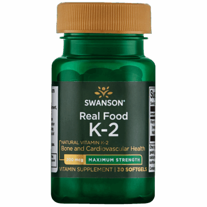 Ultra Maximum Strength Natural Vitamin K2 200mcg | Swanson | 30ct