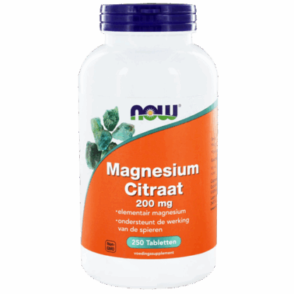 Magnesium Citraat Now | Now Foods | 60ct