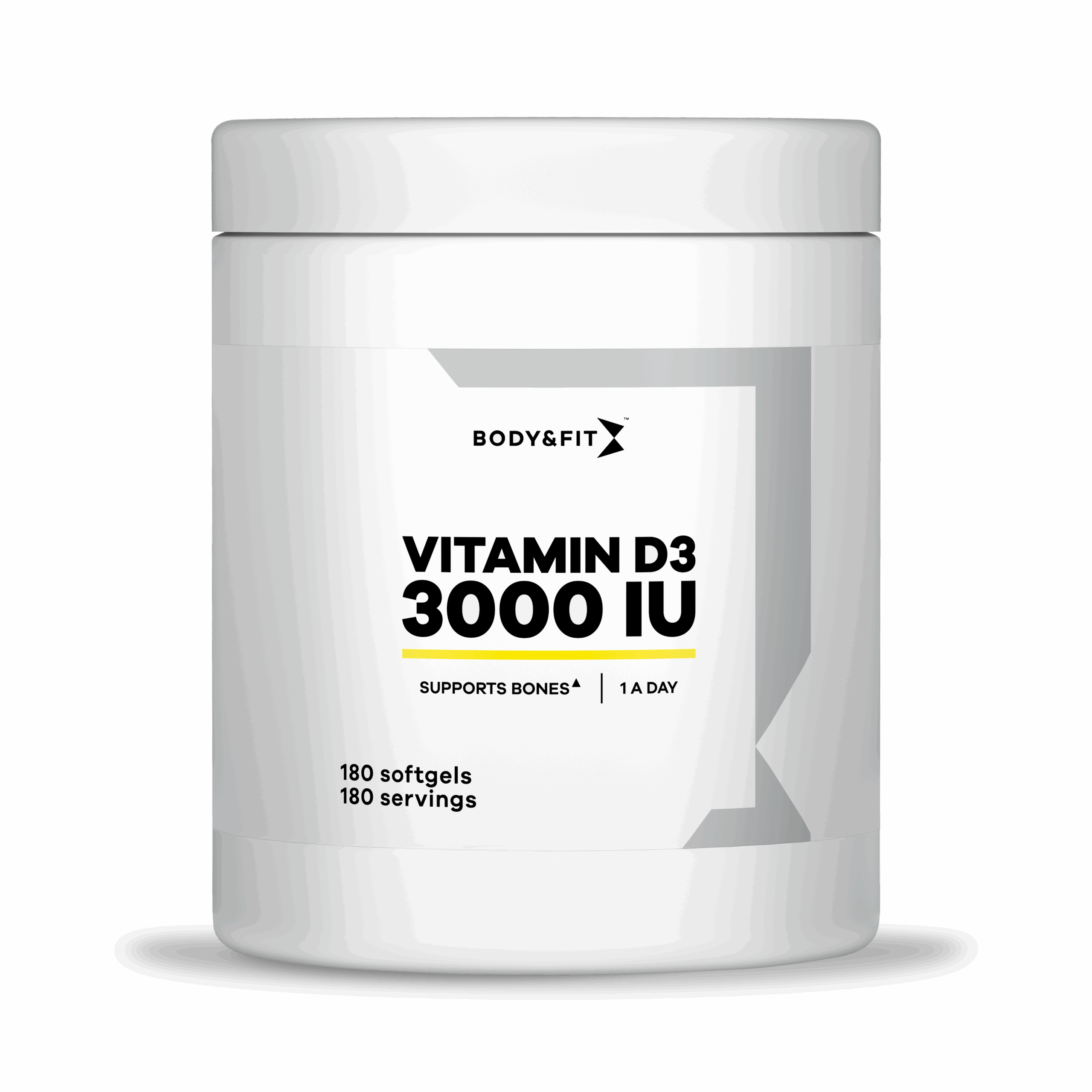 Vitamine D3 - 3000 Iu | Body & Fit | 180ct