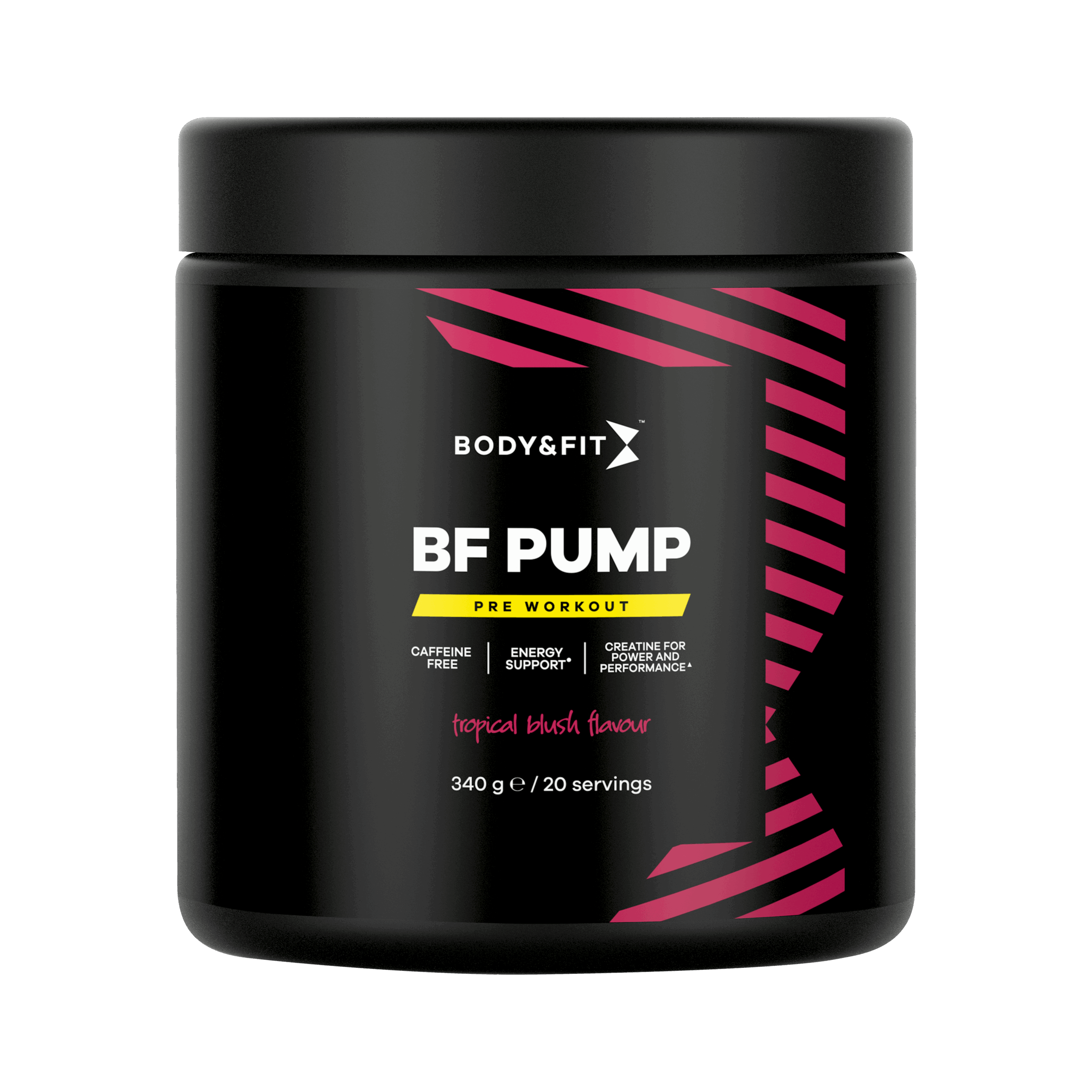 Bf Pump Pre-workout (zonder Caffeine) | Body & Fit | 340 G