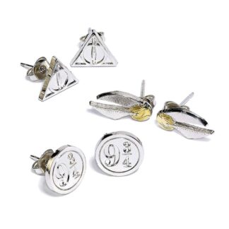 Harry Potter Oorbellen set van 3 knopjes