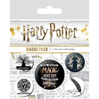 Harry Potter Symbols Button 5-pack